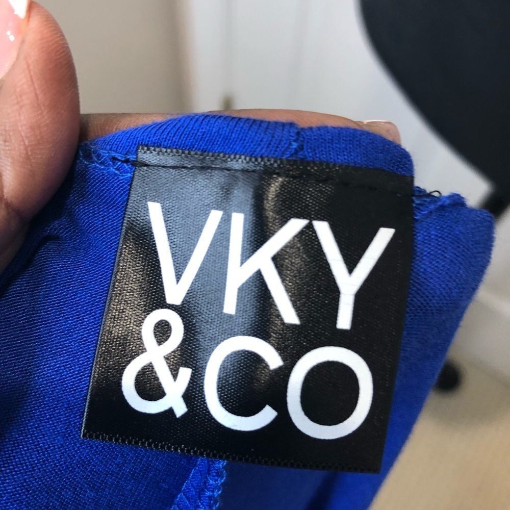 VKY & CO royal blue one piece jumpsuit x large - Picture 8 of 9